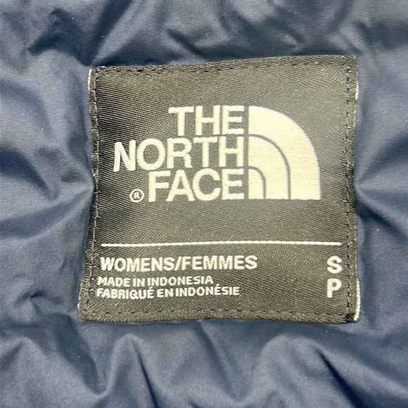 THE NORTH FACE ARCTIC DOWN PERKA JACKET WOMEN SIZE SMALL URBAN NAVY BLUE - Picture 12 of 14